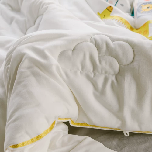 Удерживающее тепло хлопковое антибактериальное мультяшное детское одеяло, с вышивкой