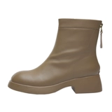 Aee/爱意 Martens, демисезонные короткие сапоги, челси с молнией, кожаные ботинки