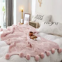 Трикотажное скандинавское одеяло, украшение подходит для фотосессий, диван, популярно в интернете