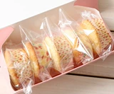 7*10+4 см. Полная прозрачная самооценка мешок/чайный чайный пакет/печенье/пакеты с печеньем/Cooky Ajiao Cake Bag 100