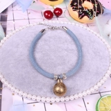 Медный колокольчик, ожерелье, чокер, на удачу, домашний питомец