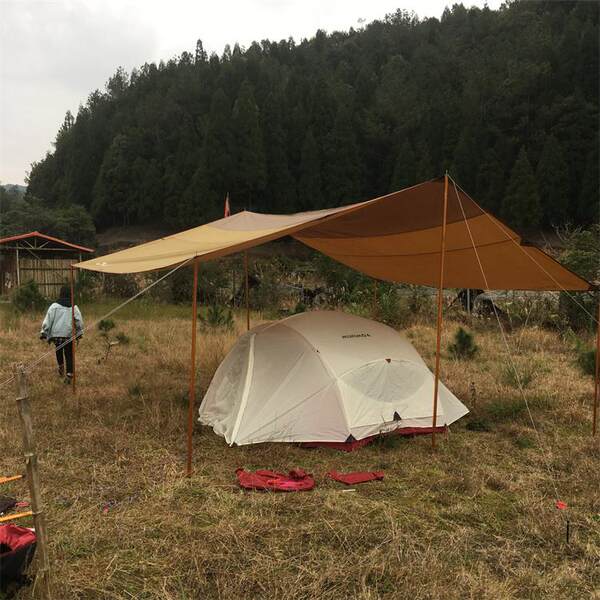 Износостойкий навес для кемпинга, увеличенная толщина, защита от солнца, 540×440см
