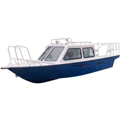 Металлический катер, высокоскоростная яхта для рыбалки, алюминиевый сплав