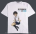 Phim hoạt hình phim hoạt hình xung quanh của nam giới học sinh trung học hàng ngày trung thành hiển thị là Jizhu bông ngắn tay T-Shirt