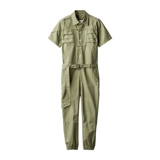 Летний тонкий трендовый комплект, штаны, комбинезон, короткий рукав, в корейском стиле