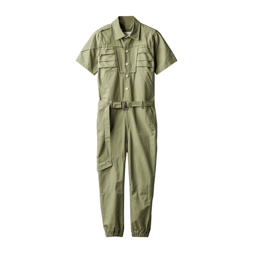 Летний тонкий трендовый комплект, штаны, комбинезон, короткий рукав, в корейском стиле