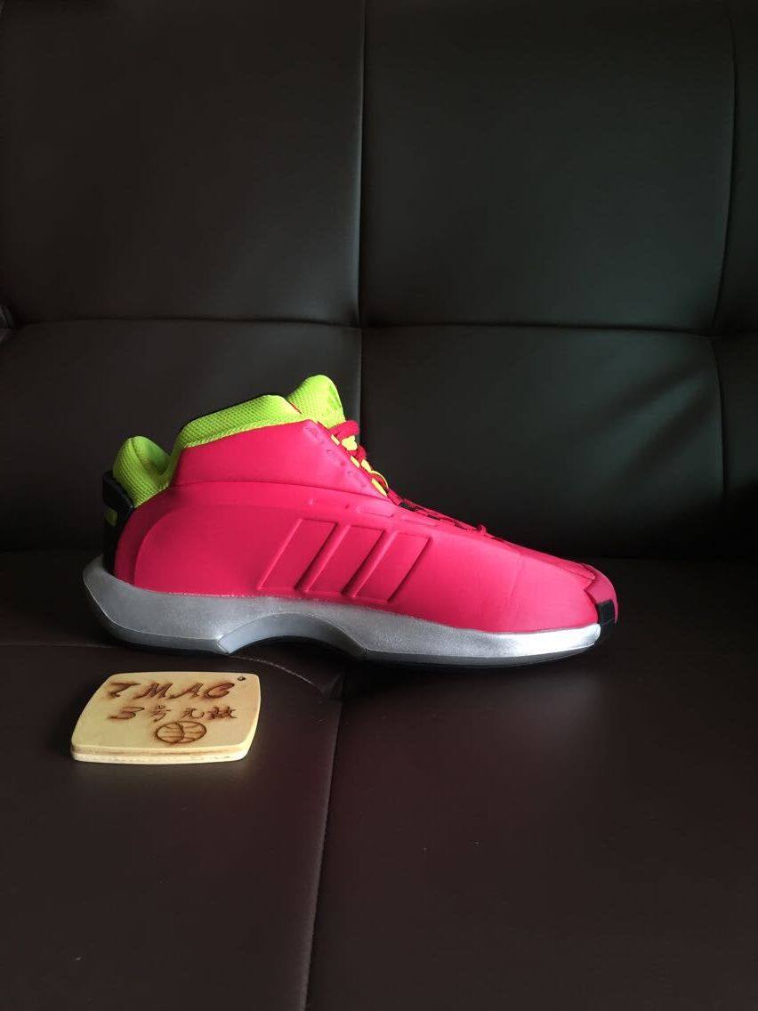 专柜正品 adidas crazy 1 kobe 1 科比1 粉红大面包tt 篮球鞋 499裸