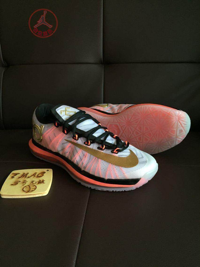 小码难求 专柜正品 nike kd6 elite 杜兰特6 白金配色 篮球鞋 41码