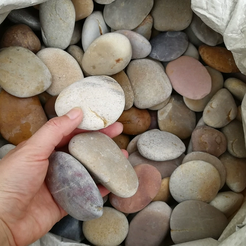 Окрашенная камень DIY рука -натуральная галька грубая детская живопись Камень картина камень мультфильм творческий камень плоский камень