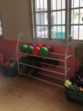 Баскетбольная система хранения для детского сада, футбольная волейбольная стойка