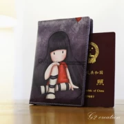 Hàn quốc phiên bản của du lịch in ấn hộ chiếu gói nữ ID thư mục sơn hộ chiếu hộ chiếu du lịch gói thẻ gói thẻ hộ chiếu bảo vệ