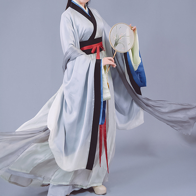 姑射翩跹】女装汉服 真丝 广袖交领襦裙三重衣