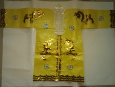 Резьба из бумаги 神衣神袍神仙衣裳手工剪纸制作纸衣服还愿庙宇用品祈福保平安