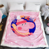 Tiên giải trí dày chăn cô gái Anpanman A Dream cashmere chăn ngủ trưa chăn thảm - Ném / Chăn mền lông cừu Ném / Chăn