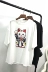 G 28 mùa hè mới thời trang 2018 hoang dã Nhật Bản và Hàn Quốc mèo may mắn mô hình vòng cổ áo thun T-Shirt áo sơ mi nữ Áo phông