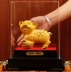 Đồ trang trí lợn cashmere bằng vàng cashmere 12 Zodiac may mắn lợn thủ công bảo hiểm xe hơi 4S cửa hàng hoạt động mở quà tặng - Trang trí nội thất