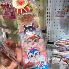 Зажим для бумаги 现货日本进口面包超人博物馆限定款儿童可爱夹子背面带吸铁石 Anpanman