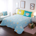 Bông trải giường ba mảnh chần đơn giản chần che bằng giường đơn giản cotton mảnh duy nhất 1.8 1.5 mét bốn mùa bao phủ Trải giường
