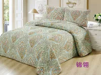 Chính hãng cotton in ấn rửa quilting bởi giường bìa ba bộ giường bông đơn giản trải giường cotton điều hòa không khí là khăn trải giường