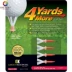 Authentic 4 Yards Thêm Golf Tee Golf TEE Ball Hỗ trợ nhựa Giới hạn bóng Ball Stud