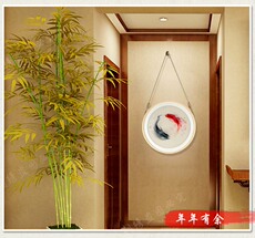 Вышивка Гуандун 年年有余 鱼 粤绣精品中国风礼品广东广州特产装饰画 纯手工刺绣