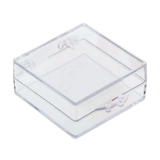 Квадратная пластиковая коробка, значок, стенд, пластиковый образец, коробочка для хранения