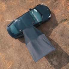 Автомобиль счет сторону 简森户外特斯拉轿车专用车边帐电动全景天窗车载露营轻天幕侧帐篷