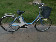 Велосипед для матери и ребенка 二手日本原装进口松下050809款24寸助力车自行车内三速