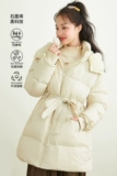 Корсет, зимний удерживающий тепло пуховик, бархатная куртка с капюшоном, утиный пух
