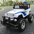 Trẻ em điện điều khiển từ xa đồ chơi xe hơi quá khổ trôi sạc off-road xe cảnh sát Jeep boy racing mô hình Đồ chơi điều khiển từ xa