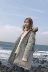 Chống mùa giải phóng mặt bằng 2018 mới Hàn Quốc phiên bản của phần dài của dày bông áo khoác nữ mùa đông sinh viên bông chần cổ áo bông quần áo mẫu áo phao lông vũ nữ đẹp Bông
