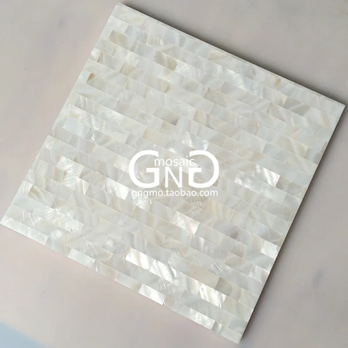 Натуральные раковины мозаика мозаика белая i-пластина плотно сплайсированная телевизионная комната