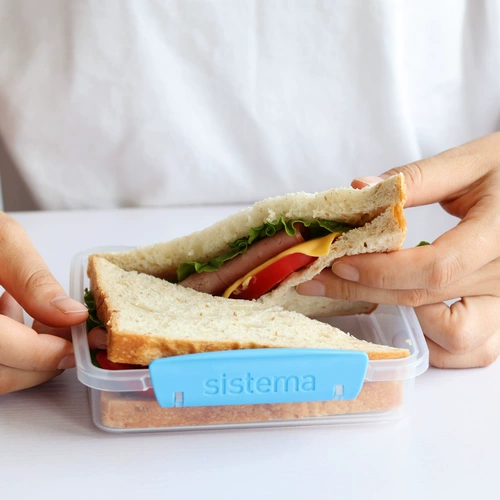 Новая Зеландия Sistema Fresh Box Lunch Box Стоматологическая коробка для ланч -коробки Bento Triven Triven Box можно нагреть микроволновой печи