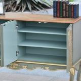 Американская легкая роскошная сплошная древесина загадочного шкафа предпринимательский шкаф