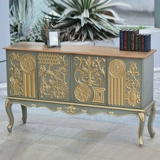 Американская легкая роскошная сплошная древесина загадочного шкафа предпринимательский шкаф