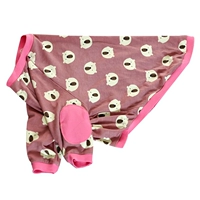 Фиолетовый маленький белый медведь (около 235 граммов)