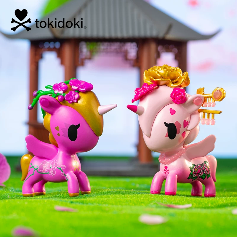 TOKIDOKI Единорог Цветок Слепой Слепой Жесткий Талмуддарь Додж Знак Подарок Игра Раздел Сезон 1