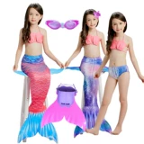 Наряд маленькой принцессы, комплект, детский купальник, крой «рыбий хвост»