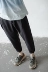 立 立 | Quần dài màu đen Tencel quần jean nam Quần tây thường