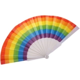 Японская инспирация ins rhawa wind Лето радуга радуга складное складное складное складное вентилятор Cavia Гладкий бусуди туку вентилятор склад