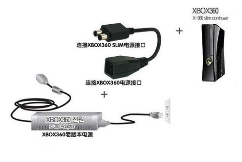 Xbox360 линия преобразования мощности толстый машина огненной адаптер скот xbox360slim host rotor