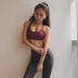 Peach Girl Cross Beauty Back Sports Bra Phụ nữ Vest Yoga Chống sốc Thu thập đồ lót Chạy tập thể dục bra áo ngực tập thể dục Đồ lót thể thao