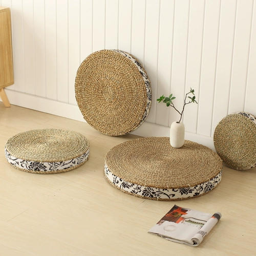 Соломенный коврик для йоги, поролоновая соломенная подушка, увеличенная толщина