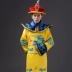 Quần áo thời nhà Thanh cổ đại hoàng đế thêu áo choàng, ngựa, trẻ em, hoàng đế nhỏ, trang phục múa Ama - Trang phục dân tộc quần tây nam Trang phục dân tộc