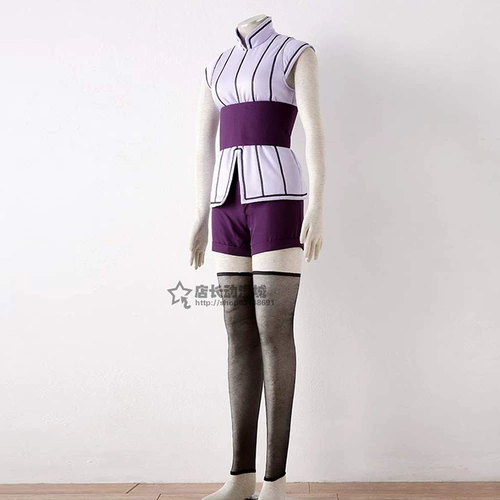 Последняя аниме детская одежда для косплей женская одежда Naruto Hinata Hinata Cos Compling Full Set