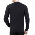 Người đàn ông trung niên của áo len V-Cổ dày trùm đầu áo len 50-60 người đàn ông trung niên của gà tim-cổ áo len mùa thu và mùa đông quần áo