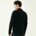 GXG nam mùa đông 2018 Hot Hot Fashion Black Half Turtleneck Zip cardigan Sweater # 174130171 - Cặp đôi áo len