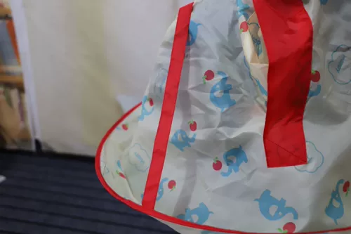 Японская детская накидка для стрижки волос, детский водонепроницаемый плащ