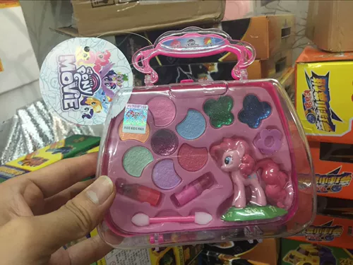 Оригинальная пони, коробка для косметики, игрушка, семейная детская интерактивная база под макияж, семейный стиль