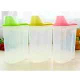 Стволовая бочка для собачьей бочки ствола бак для кошачьего зерна ствола влага -надежная коробка для хранения питомцев из портативной коробки Прозрачная свежая банка